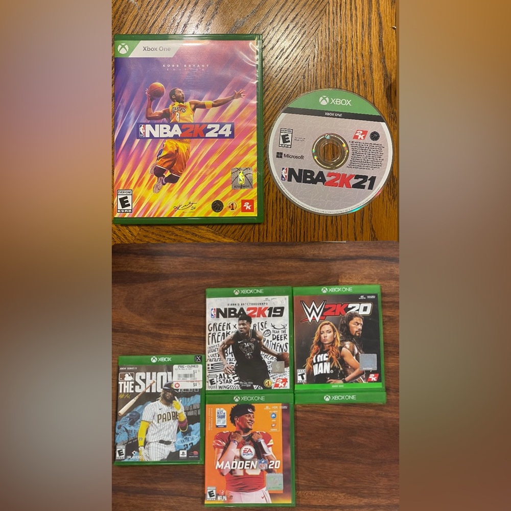 6 XBOX ONE SPORTS GAMES